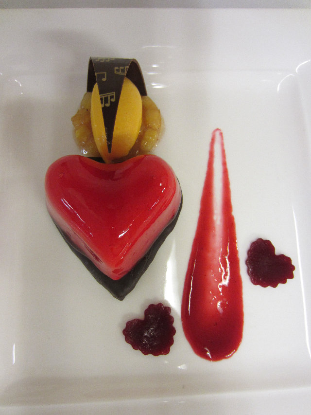 Buffet Plated Dessert I left my Heart in San Francisco Passion Raspberry